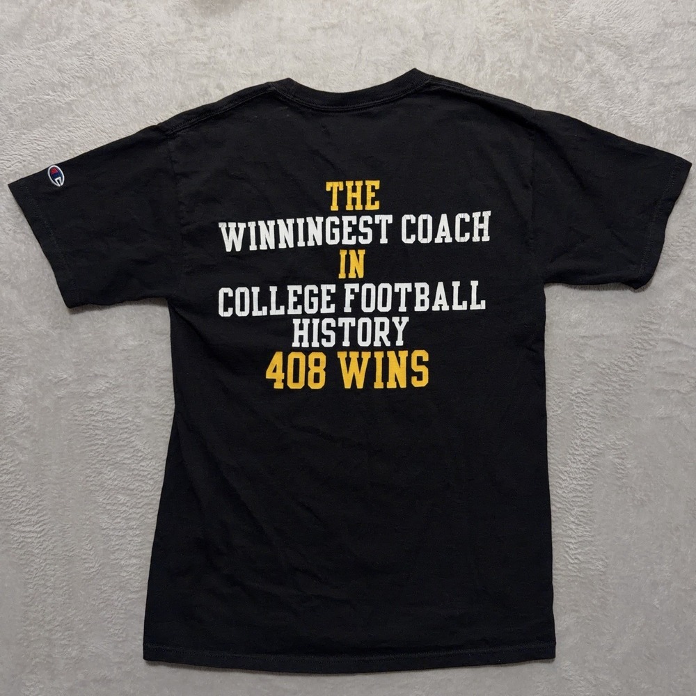 Champion Eddie Robinson Museum T-Shirt Men's S Black Collegiate Grambling Tee - Picture 8 of 13